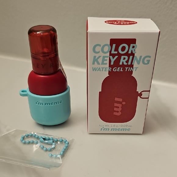 I'm Meme Other - I'm Meme Water Gel Tint In 'Berry Compote' with Key Ring. New In Box. Sealed.